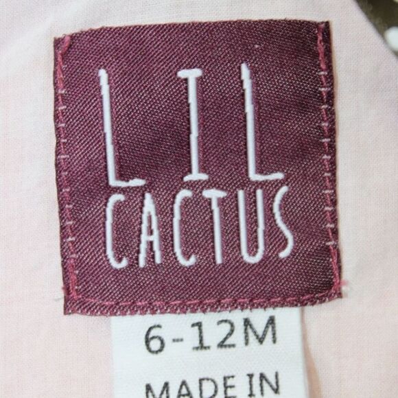 LIL CACTUS Thanksgiving, Gobble, Turkey, Girls Dress /Jumper SIZE 6-12M - Picture 6 of 7